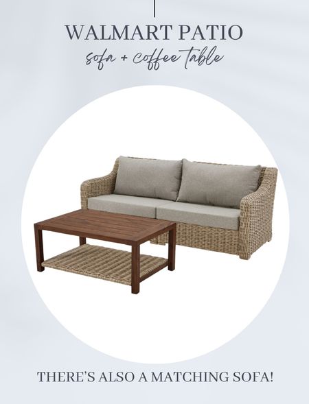 Walmart better homes and gardens, patio decor, patio furniture, outdoor sofa and coffee table, home decor, spring decor 

#LTKStyleTip #LTKSeasonal #LTKHome