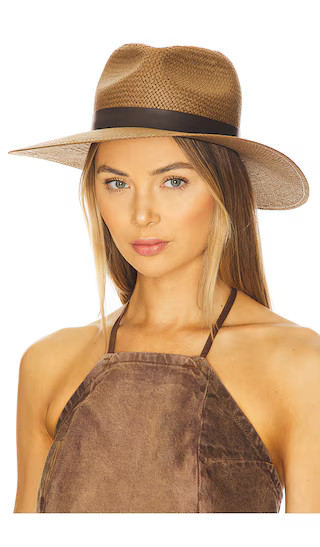 Zoe Hat in Brown | Revolve Clothing (Global)
