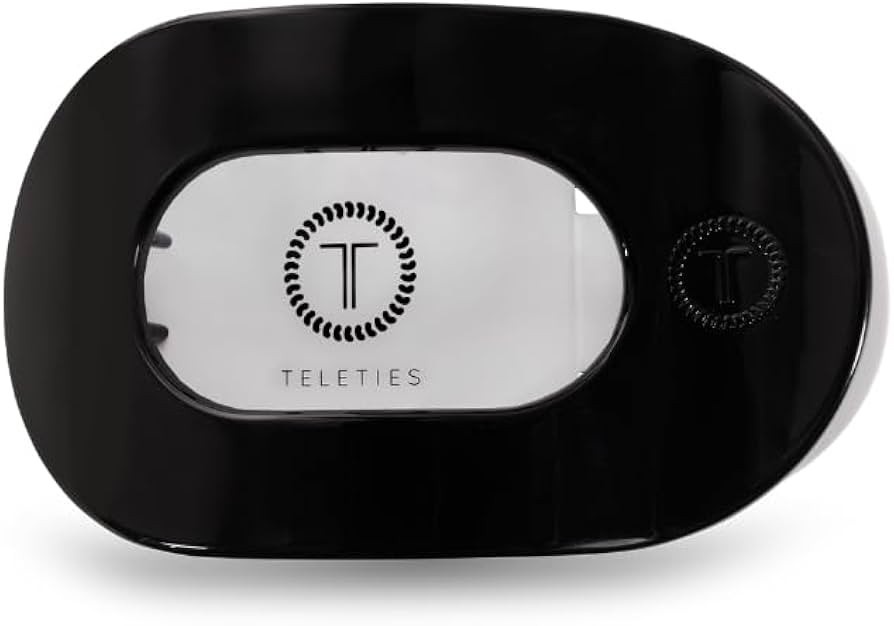 TELETIES - Large Flat Round Clip - Strong Grip, Bendable Teeth, Comfortable Curved Design - For L... | Amazon (US)