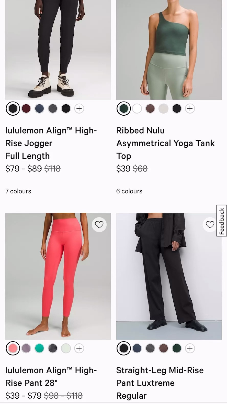 Lululemon fast and on sale free full length