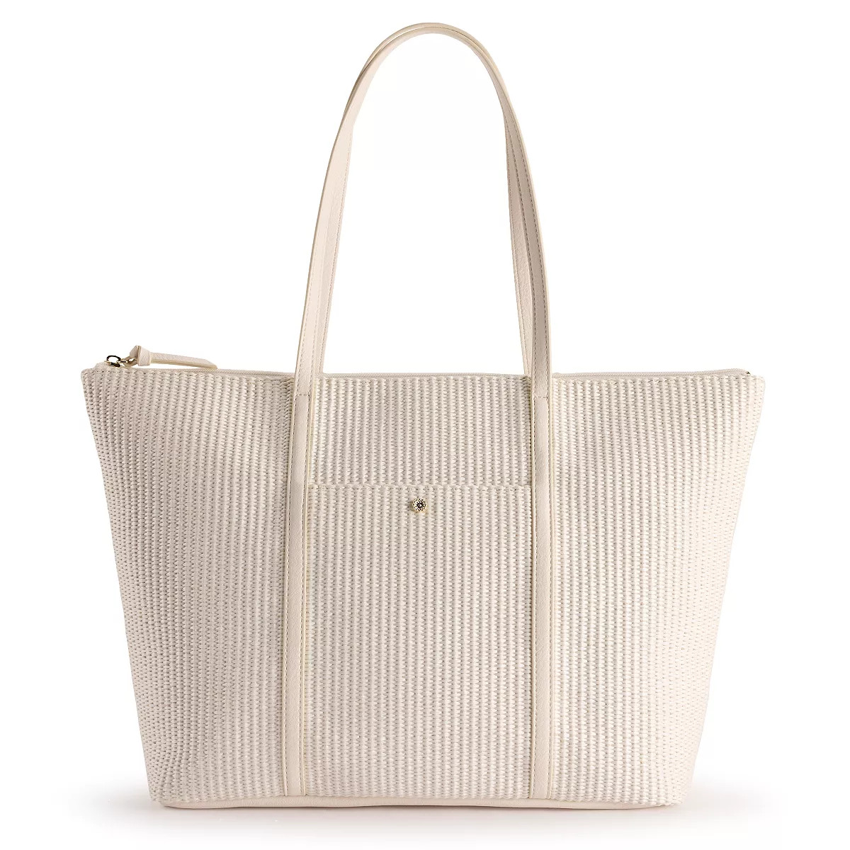 LC Lauren Conrad Amy Straw Tote Bag | Kohl's