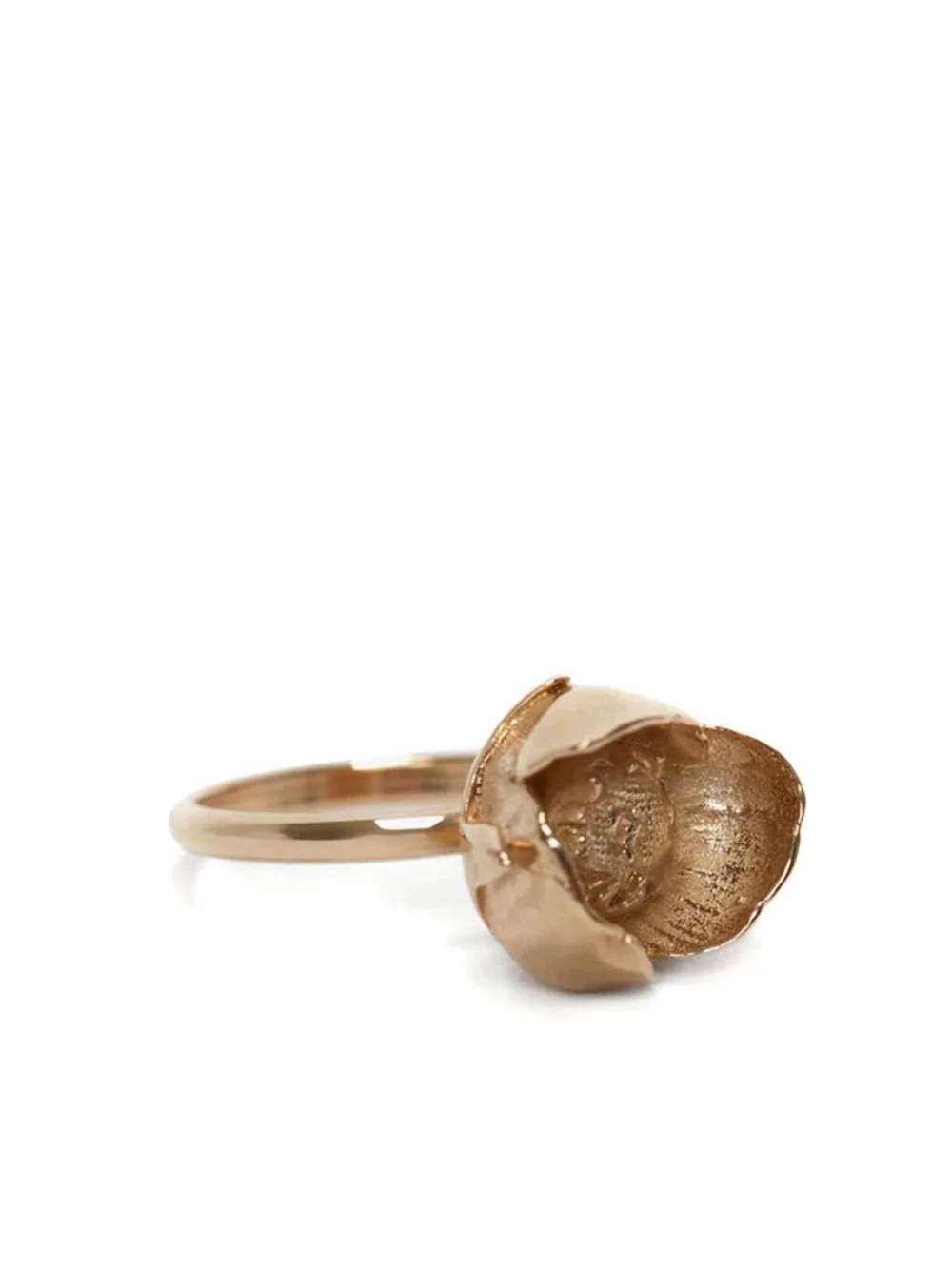 Victoria Beckham Camellia ring - Gold | Farfetch Global