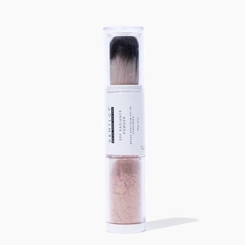 DRMTLGY SPF Radiance Powder Medium/Tan – Mineral Sunscreen SPF 30, Oil-Absorbing, Sheer Tinted ... | Amazon (US)