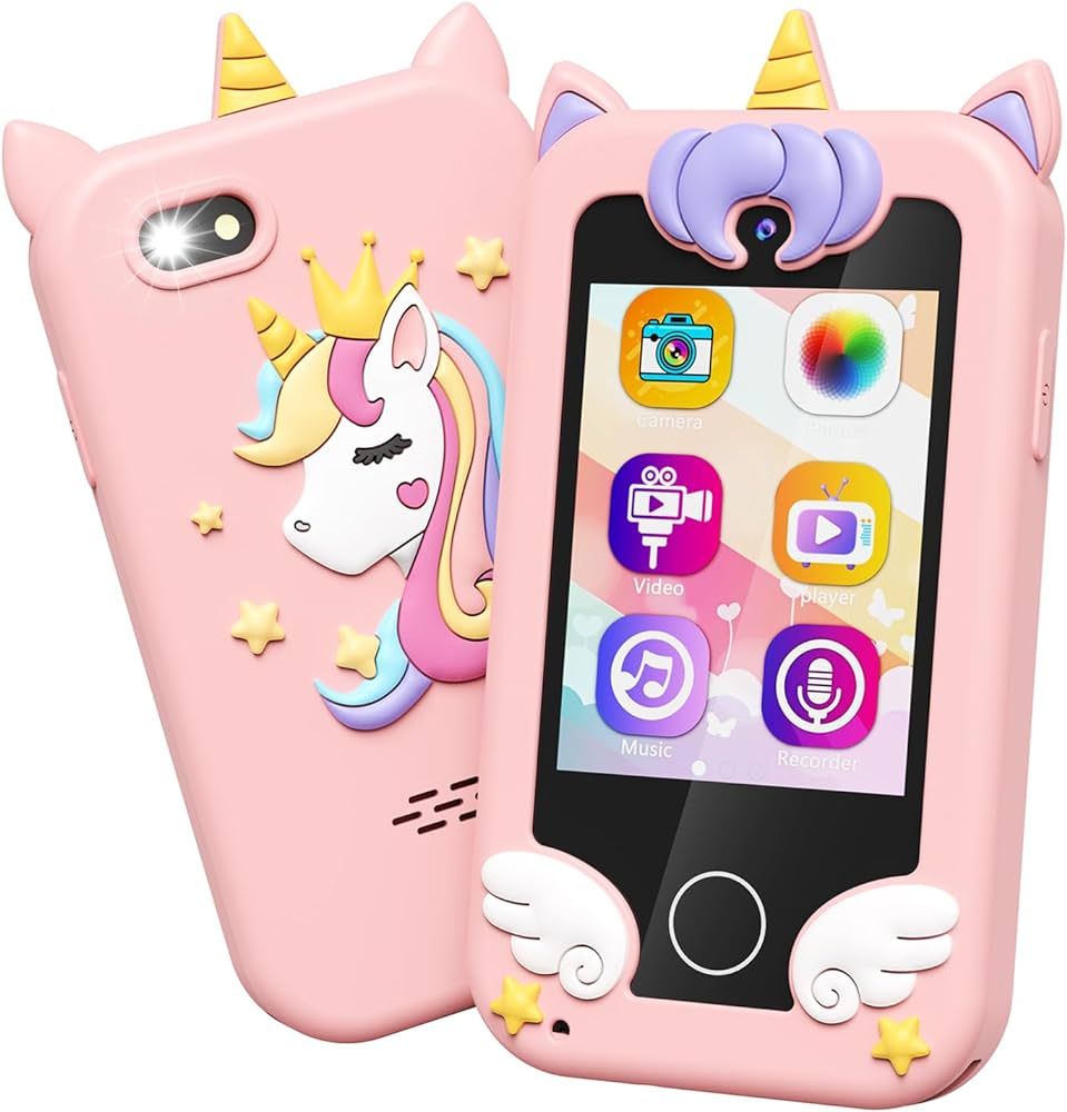 Kids Toy Smartphone, Gifts and Toys for Girls Boys Ages 3-8 Years Old, Fake Play Unicorn Toy Phon... | Amazon (US)