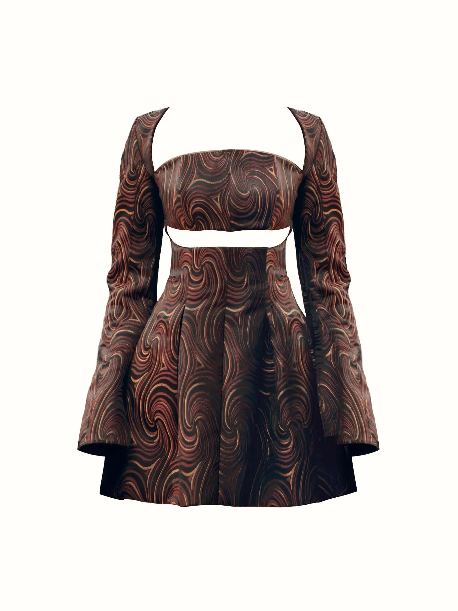 ANDREA IYAMAH NALA MINI DRESS - CORDA JACQUARD | ANDREA IYAMAH