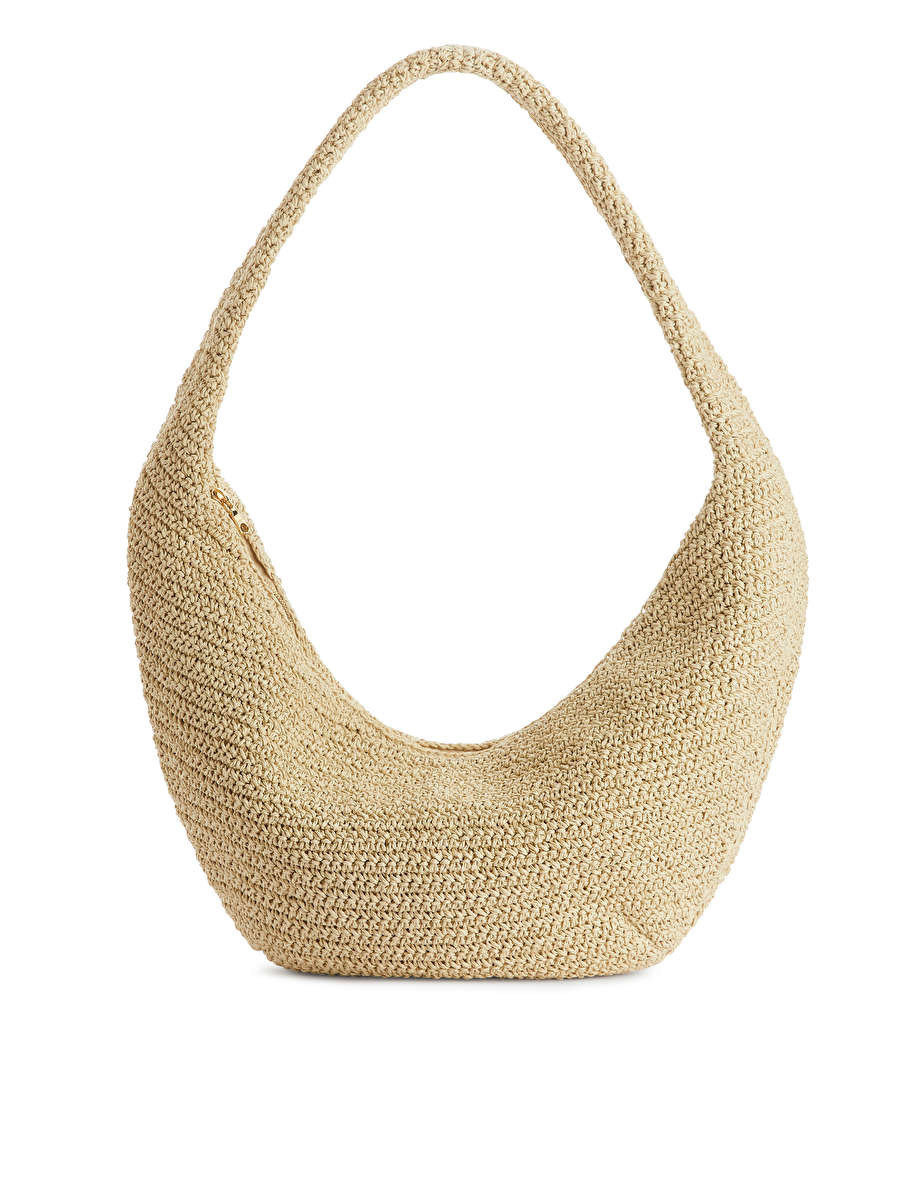 Rounded Straw Bag | ARKET (US&UK)