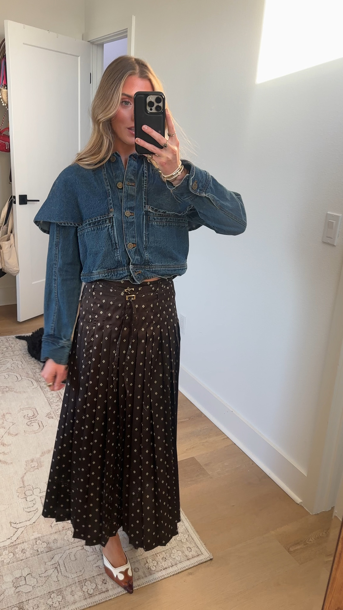 Cleobella Clarke Jacket and Sandro Lysea Polka Dot Midi Skirt. My rent the runway code is “RTRXSVOSEN50” Rent the runway is one of my fav clothing rental services. You can choose your own plan to rent any number of items for any occasion from weddings to work to game day to everything in between. ✨ 

#renttherunway #renttherunwayhaul #renttherunwaytryon #renttherunwayfinds #rtrambassador #rtrhaul #tryonhaul #outfit #ootd #outfitideas #outfitinspo #styleinspo #outfit #fashion #style #outfitoftheday #fashionstyle #outfitinspiration #tryon #outfitideas #currentlywearing #styleinspo #designer #designerfashion #clothingrental

#LTKgrwm #LTKSaleAlert #LTKootd