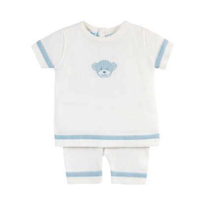 Boys Knit Teddy Bear Set | Feltman Brothers