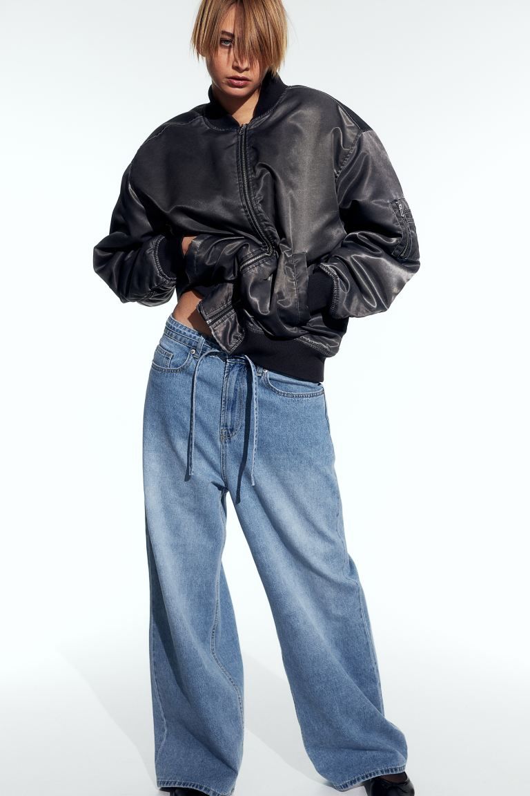 90s Baggy Regular Jeans - Bleu denim clair - FEMME | H&M FR | H&M (FR & ES & IT)