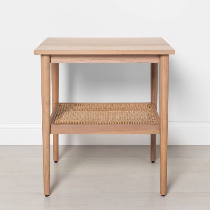 Wood & Cane Accent Table - Hearth & Hand™ with Magnolia | Target