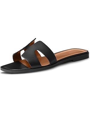 Womens Sandals Slides for Women Flat Sandals for Women Summer Sandals | Amazon (US)