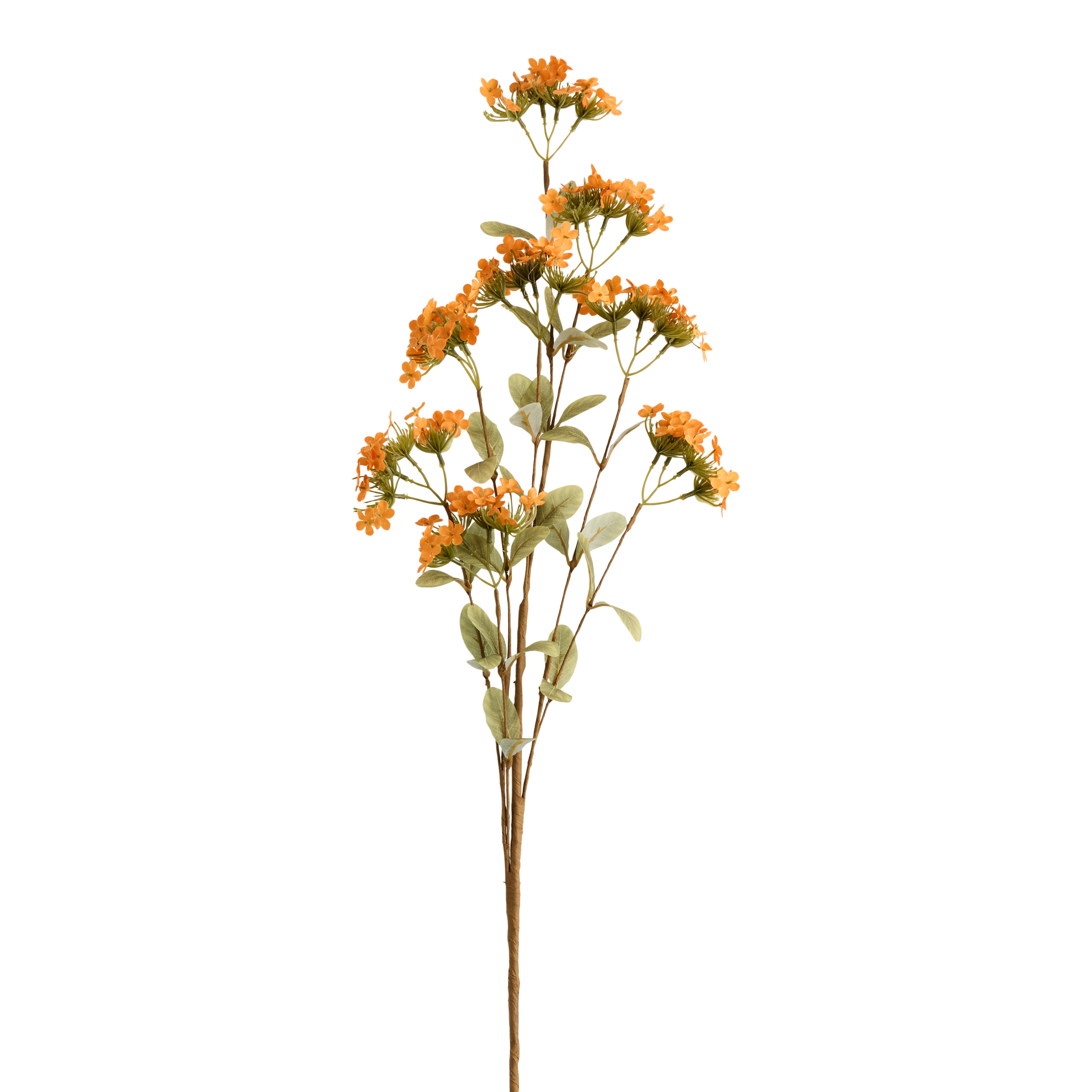 Orange Faux Mini Blossoms Stem | World Market