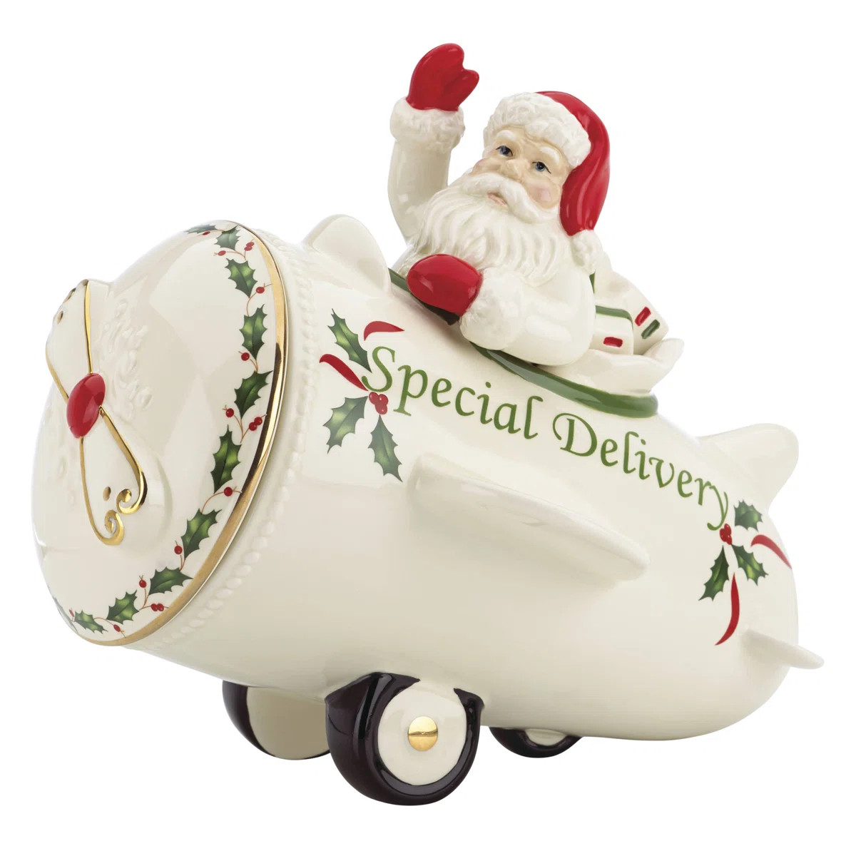 COUNTDOWN T'IL CHRISTMAS Holiday Airplane Cookie Jar | Wayfair North America