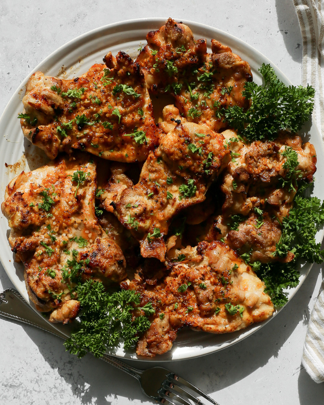 This is the setup I use when making my air fryer lemon garlic chicken thighs 🍋✨ The Gourmia air fryer cooks chicken perfectly juicy every time, and the digital meat thermometer makes it easy to know exactly when it’s done. I’m also linking the silicone tongs, basting brushes, and the Better Homes & Gardens stoneware plates I used for serving. They are simple kitchen tools I reach for all the time. 

 #LTKdayinmylife #LTKfoodie #LTKHome