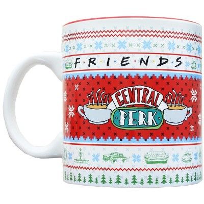 Silver Buffalo Friends Central Perk Holiday Sweater 20 Ounce Ceramic Mug | Target