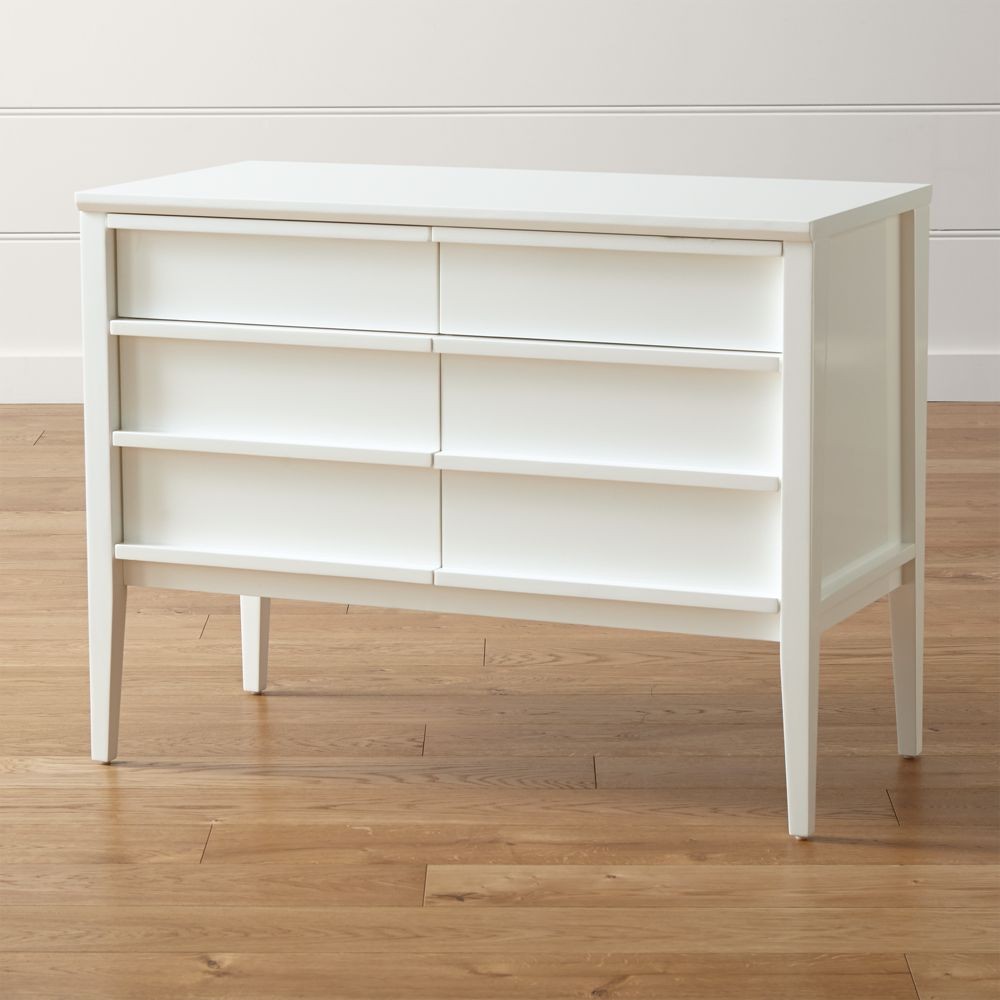 Spotlight White Credenza | Crate & Barrel