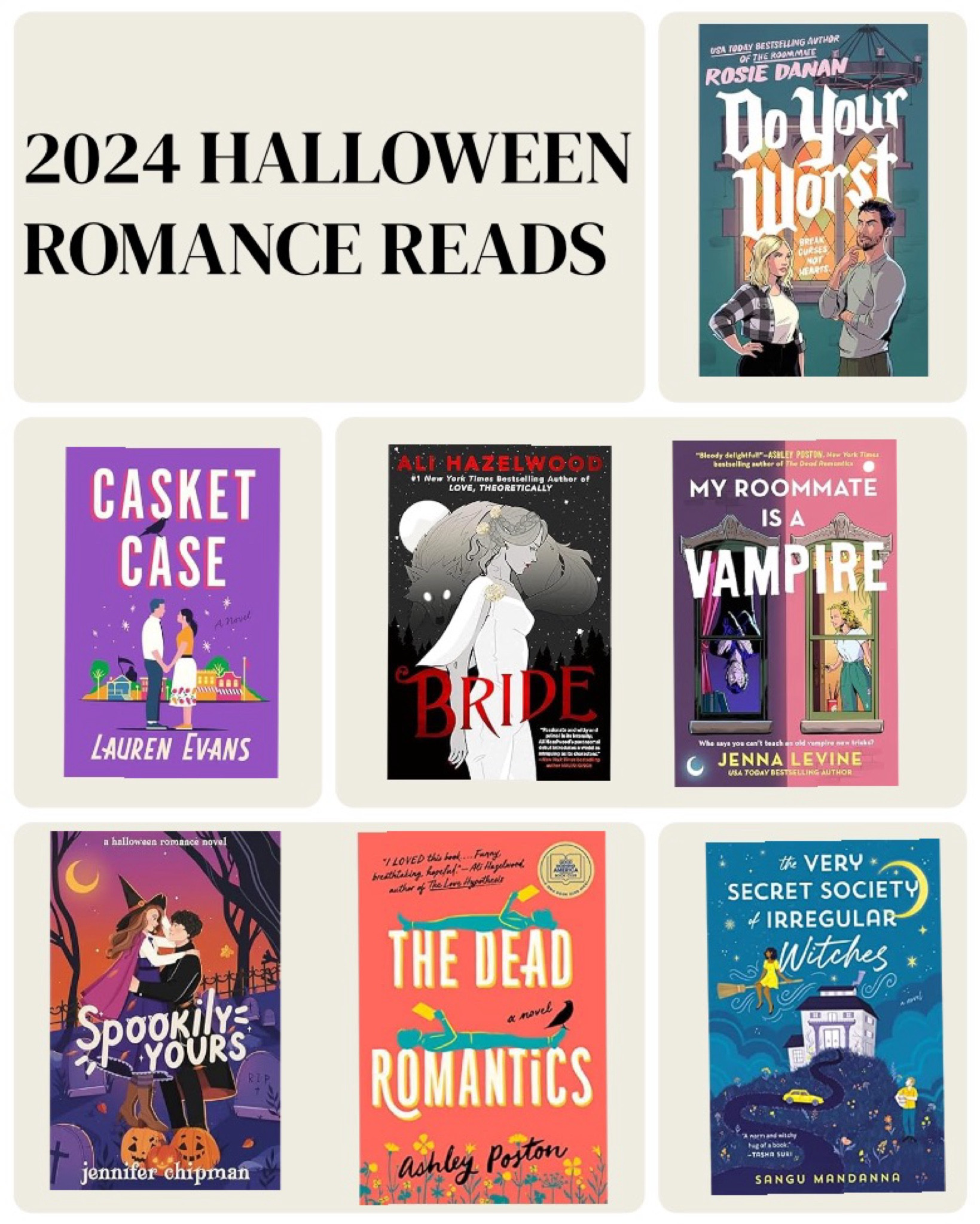 Halloween Romance Reads!! 

#LTKHalloween