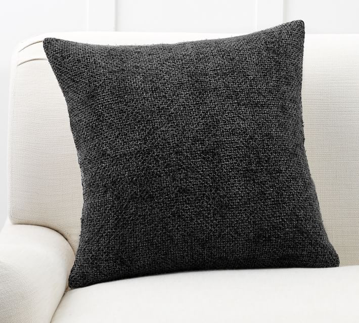Faye Linen Textured Pillow Covers | Pottery Barn (US)