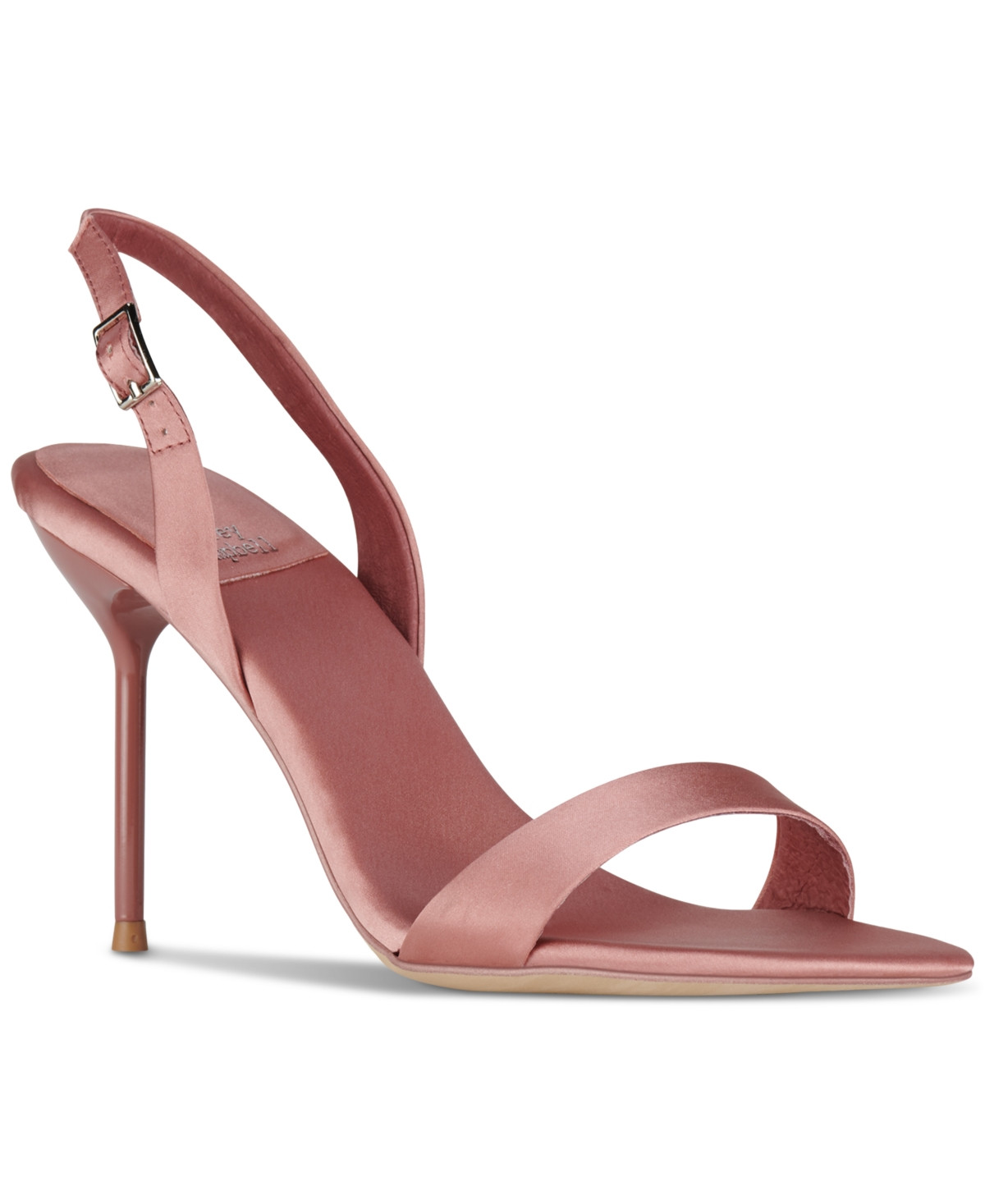 Jeffrey Campbell Go-Getter Halter Stiletto Dress Sandals - Rose Pink Satin | Macy's