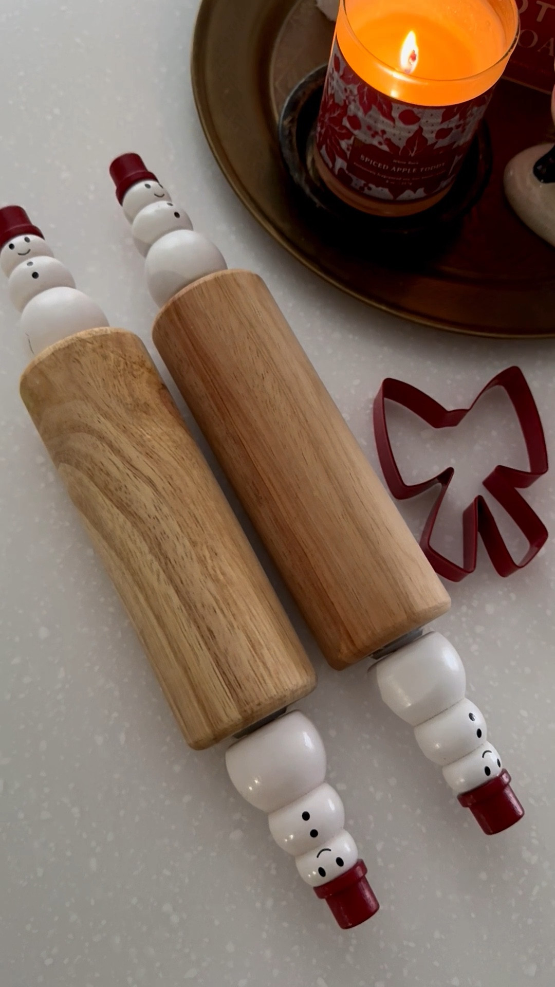 The cutest rolling pins for Christmas baking - kids will love using these to help bake holiday treats! Only $6 each

#LTKHome #LTKKids #LTKHoliday