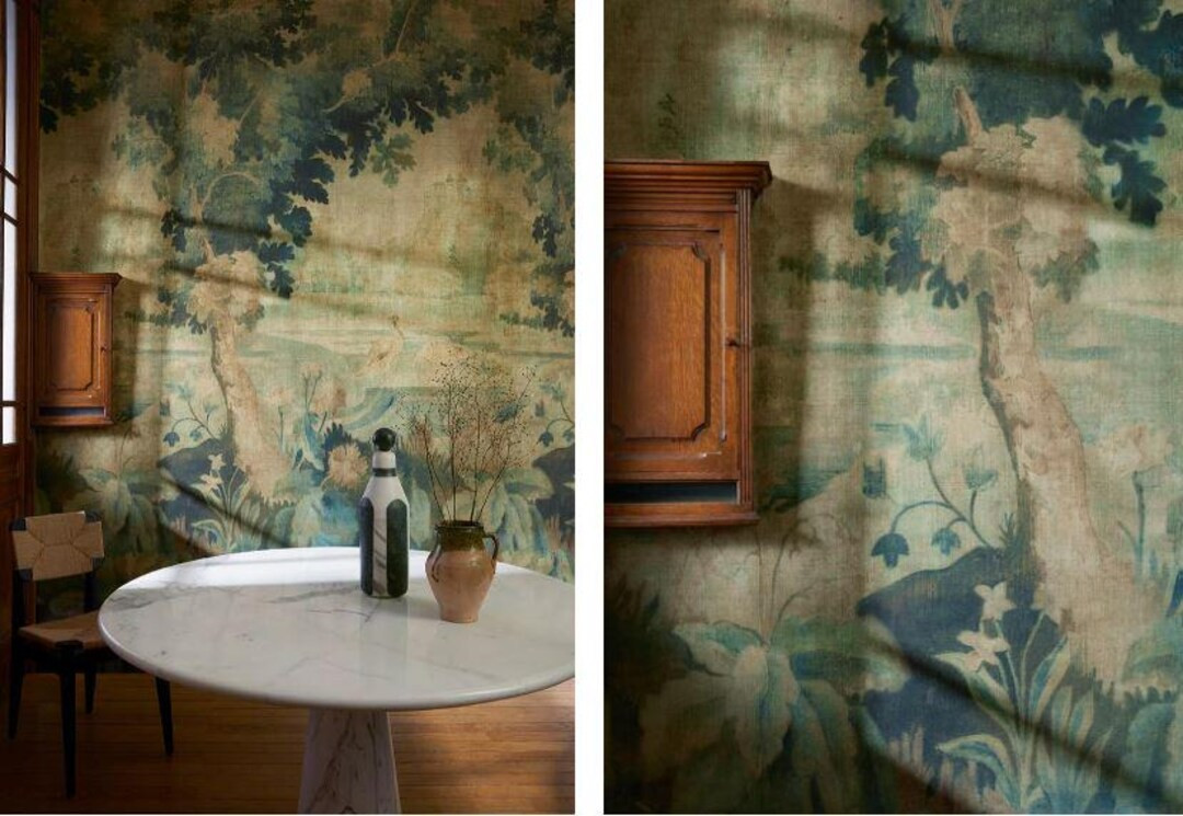 Pierre Frey Au bord du lac wallpaper 1 unit (2 lengths 87cm x 174cm) | Etsy (US)