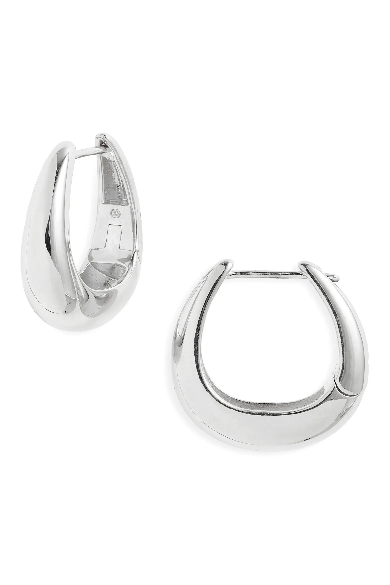 Demi Fine Crescent Huggie Hoop Earrings (Women) | Nordstrom | Nordstrom