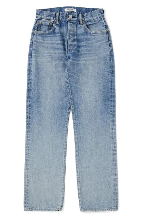 MOUSSY VINTAGE Sahlen Straight Leg Jeans in Light Blue at Nordstrom, Size 28 | Nordstrom