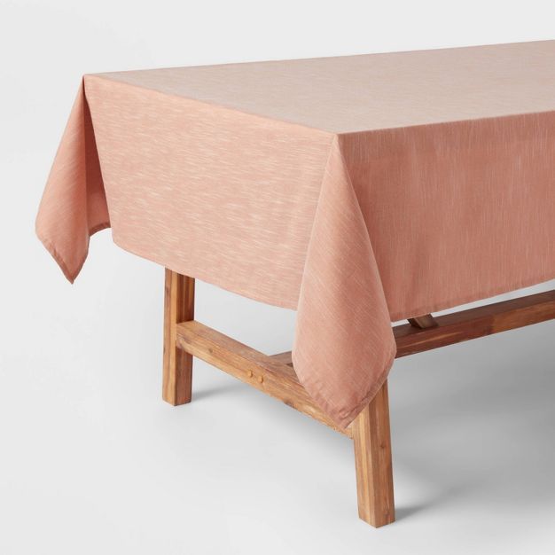 Cotton Chambray Tablecloth Pink - Threshold™ | Target