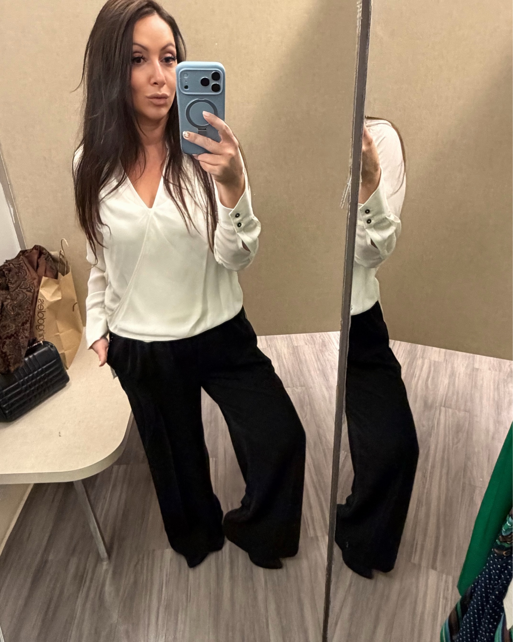 I been looking for a top like this for last five years, I kid you not! Also comes in black! And under $100 from $239 retail! 


#LTKSaleAlert #LTKMidsize