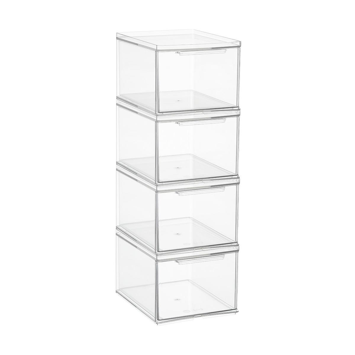 The Home Edit by iDesign Small Deep Drawer Case of 4 | The Container Store