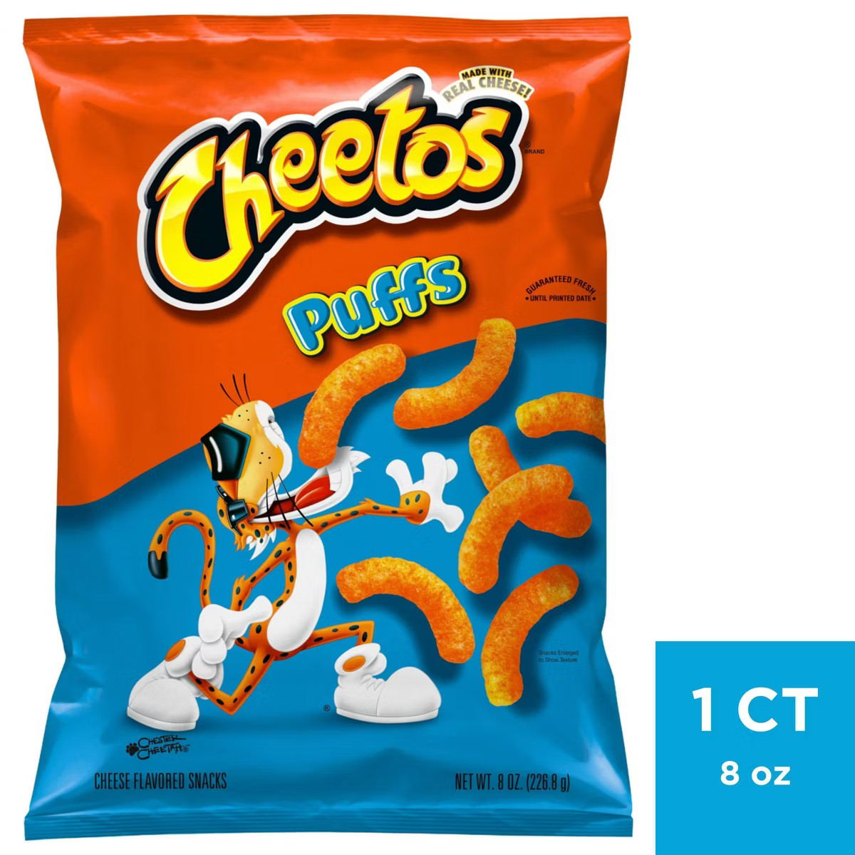 Cheetos Puffs Cheese Flavored Snacks - 8oz | Target