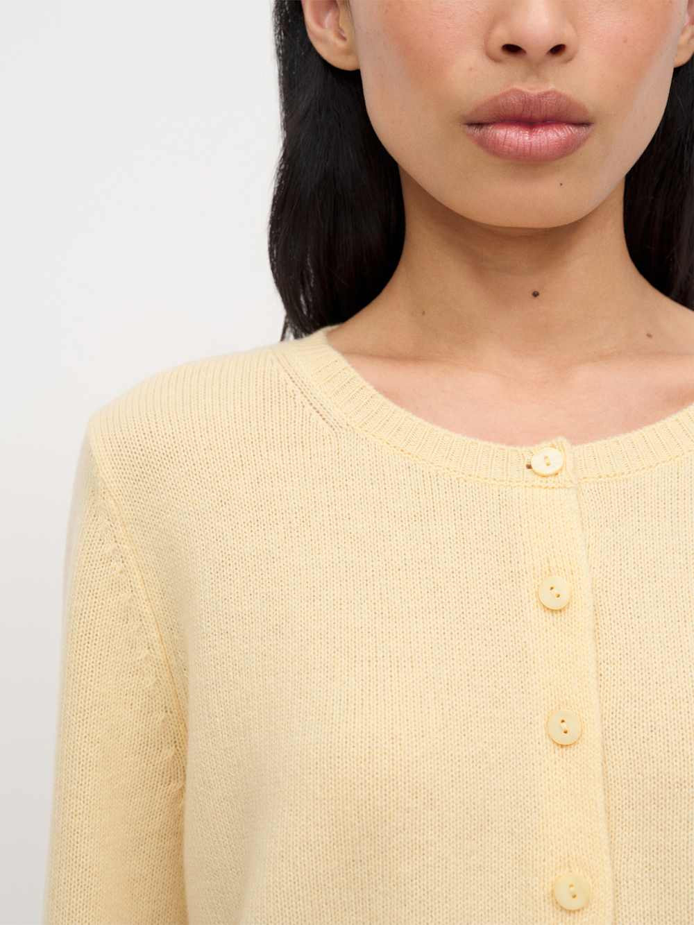 Clara Cashmere Crew Cardigan | Reformation (Global)