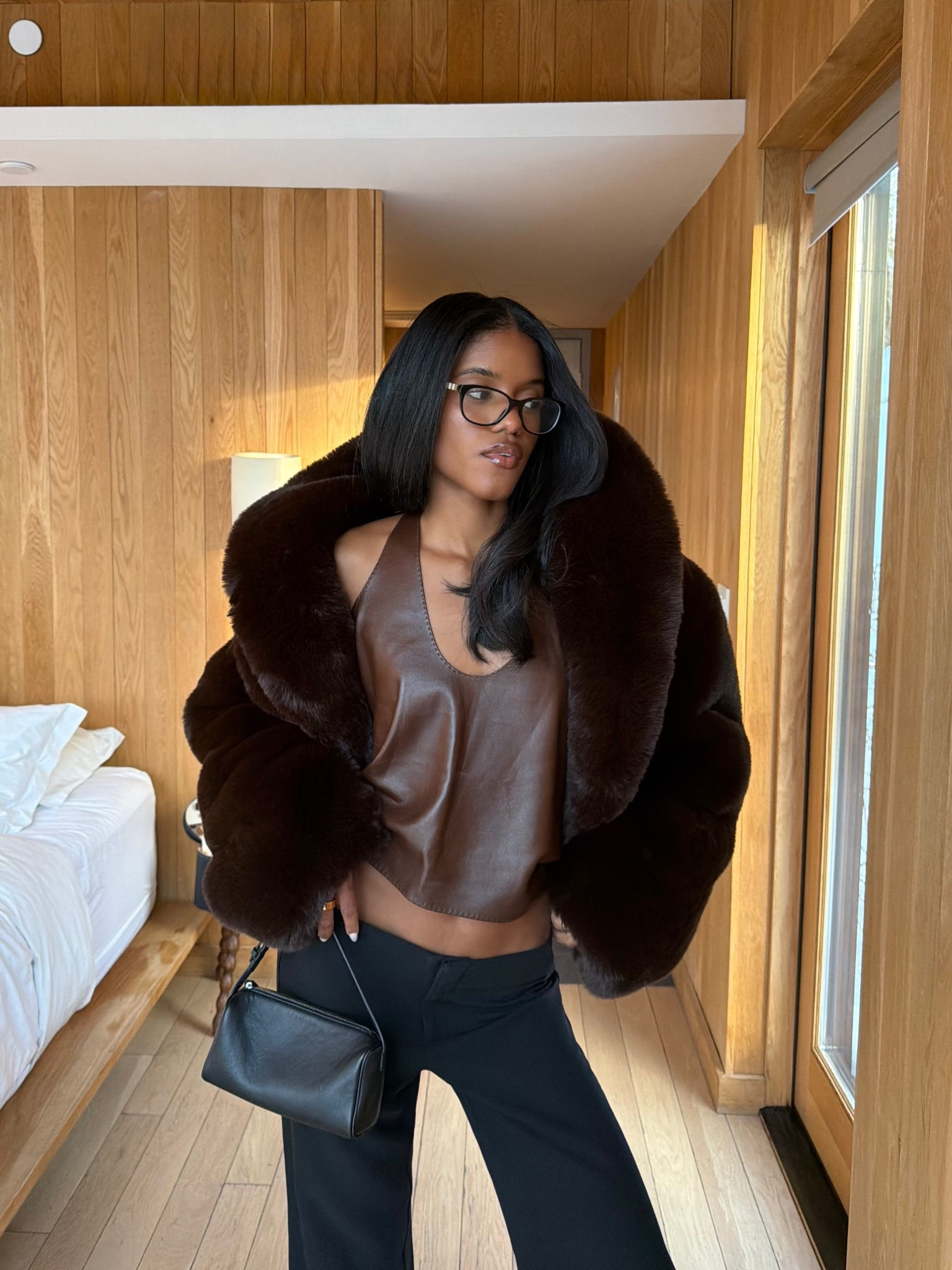 Faux fur coat 🤎 Leather tank was a vintage find but I’ll link similar.

#LTKootd #LTKBeauty #LTKSeasonal