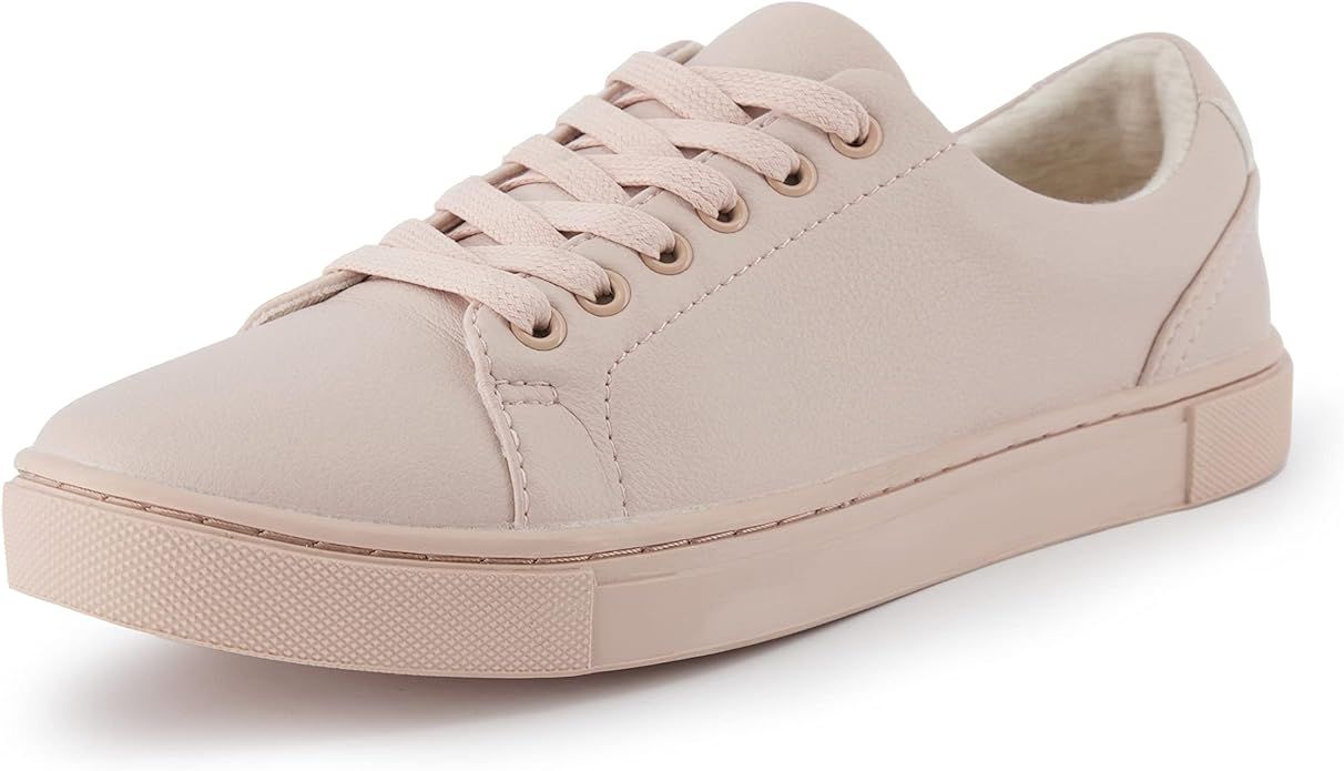 CUSHIONAIRE Women's Hashtag lace up Sneaker +Comfort Foam, Wide Widths Available | Amazon (US)