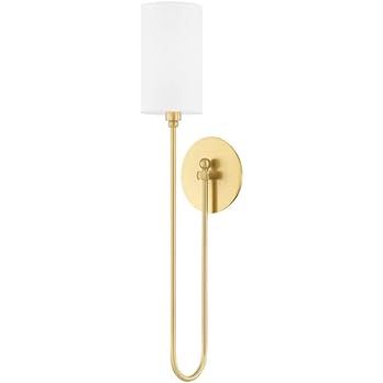 Hudson Valley Lighting 6800-AGB Harlem - 1 Light Wall Sconce, Finish Color: Aged Brass | Amazon (US)