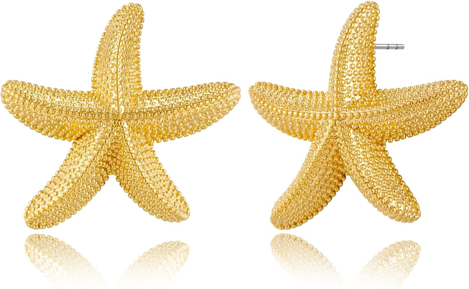 Gold Boho Ocean Earrings Shell Earrings Sea Shell Stud Earrings Beach Jewelry Gifts for Women | Amazon (US)