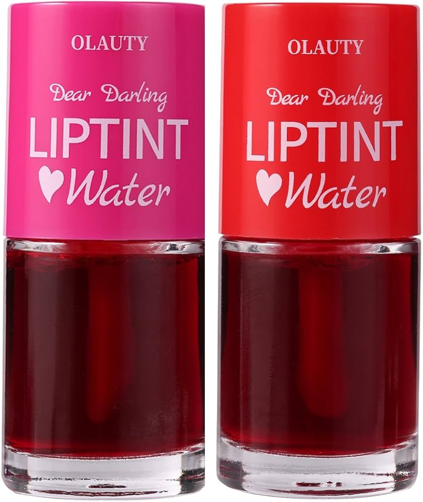 Water Lip Tint Strawberry/Cherry,korean Lip Tint Stain Natural Moisturizing& Non-sticky,Lip/Eye/C... | Amazon (US)