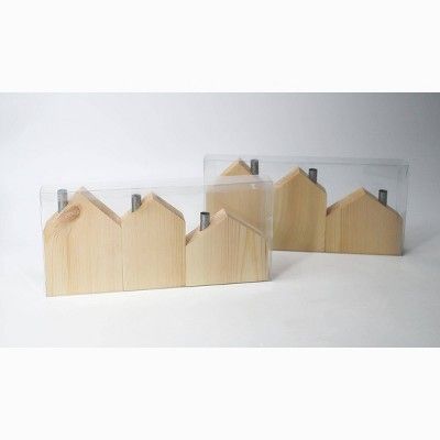 6ct Wood Houses Blank - Bullseye's Playground™ | Target