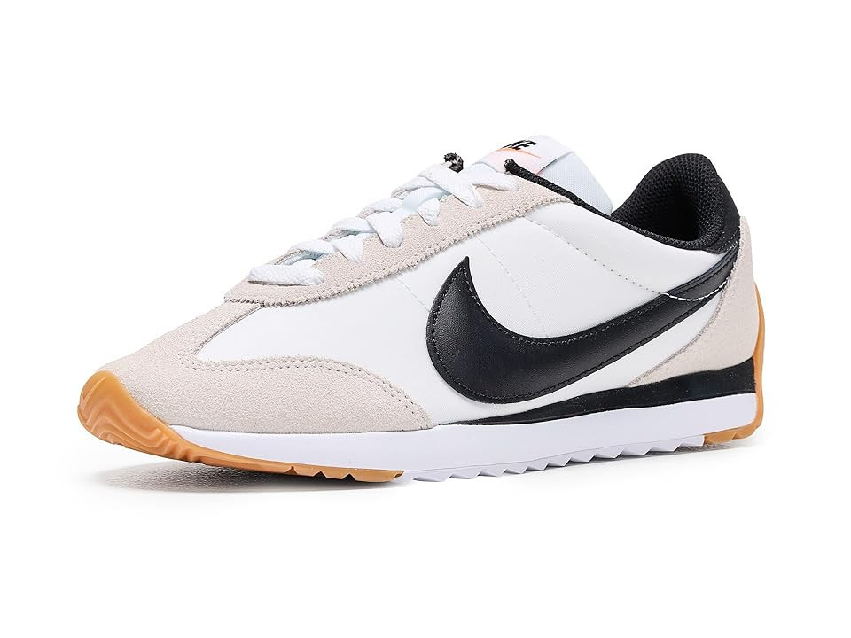 Nike Pacific Women's Shoes White/Black/Platinum Tint/Safety Orange/Gum Light Brown : 7.5 B - Medium, Leather/Suede | Zappos