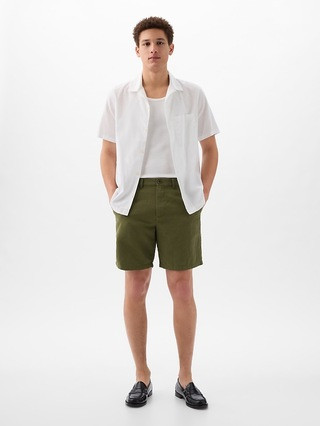 8" Linen-Cotton Shorts | Gap (US)