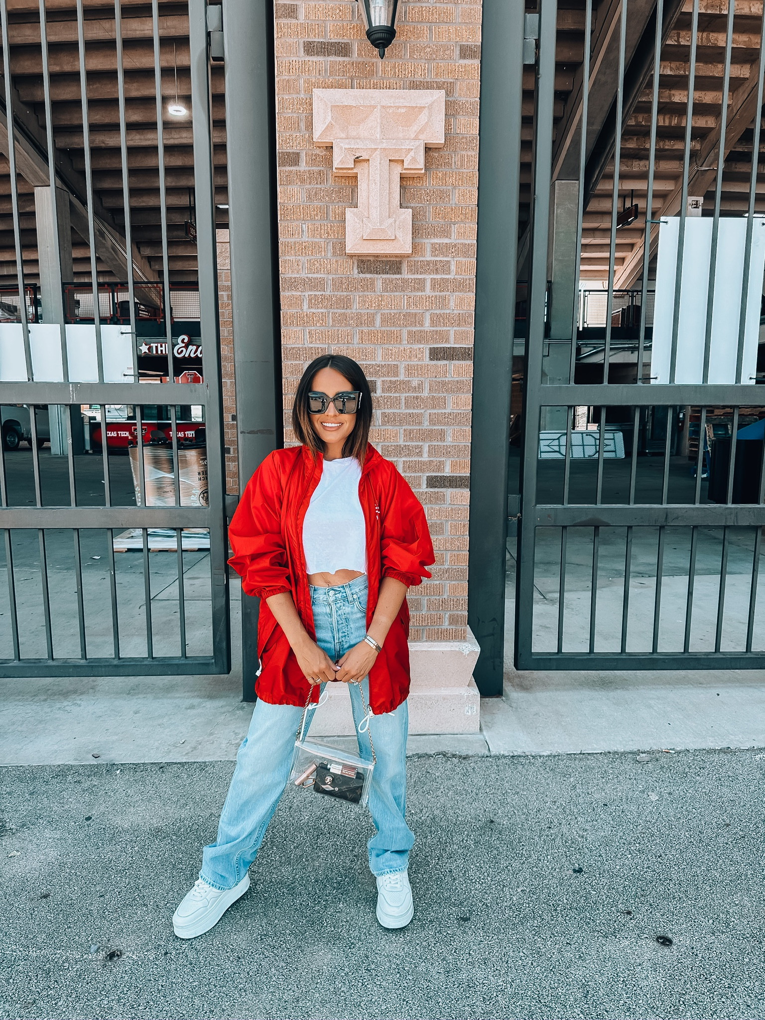 Red and white game day outfit! 

#LTKstyletip #LTKFind #LTKSeasonal