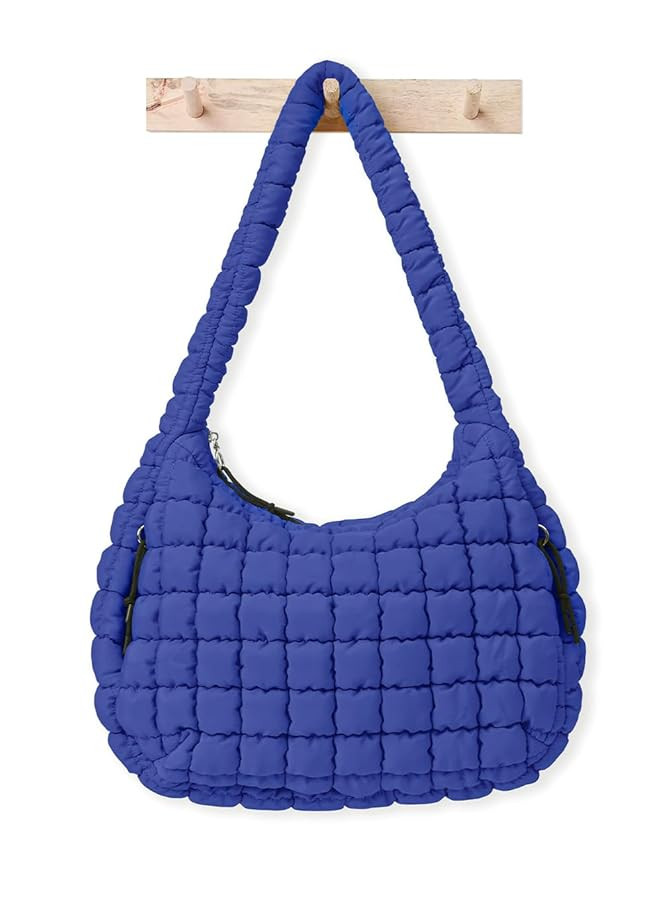 Womens' Lightweight Quilted Carryall GYM Tote Bag Puffer Crossbody Bag Soft Puffy Boho Handbags B... | Amazon (US)