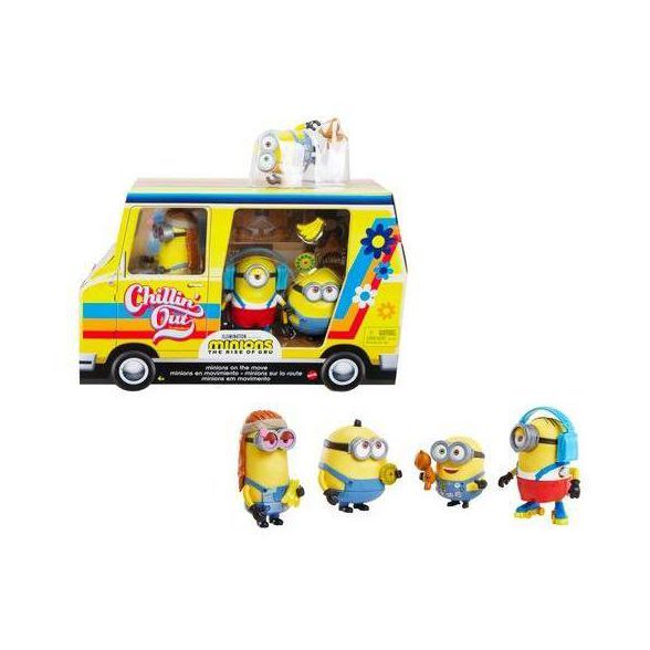 Minions: The Rise of Gru Minions on the Move Van with 4 Figures | Target