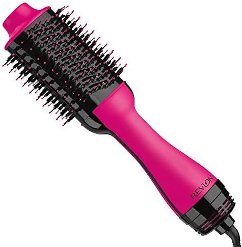 REVLON One-Step Hair Dryer and Volumizer Hot Air Brush, Pink | Amazon (US)