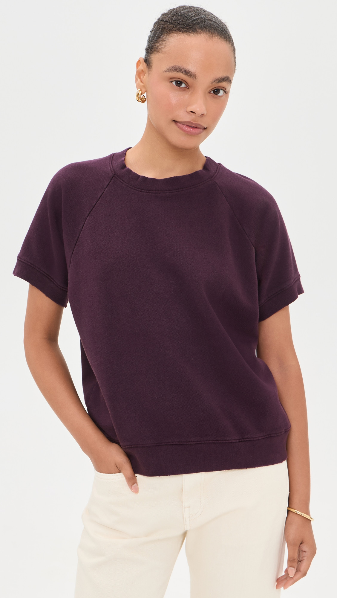 Rachel Comey Billi Sweatshirt Plum M | Shopbop