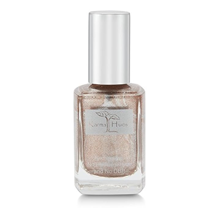 Karma Organic Natural Nail Polish-Non-Toxic Nail Art, Vegan and Cruelty-Free Nail Paint (Champagne T | Amazon (US)