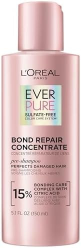 L'Oreal Paris Sulfate Free Bond Repair Pre Shampoo Treatment, Hair Repair for Colored, Bleached o... | Amazon (US)