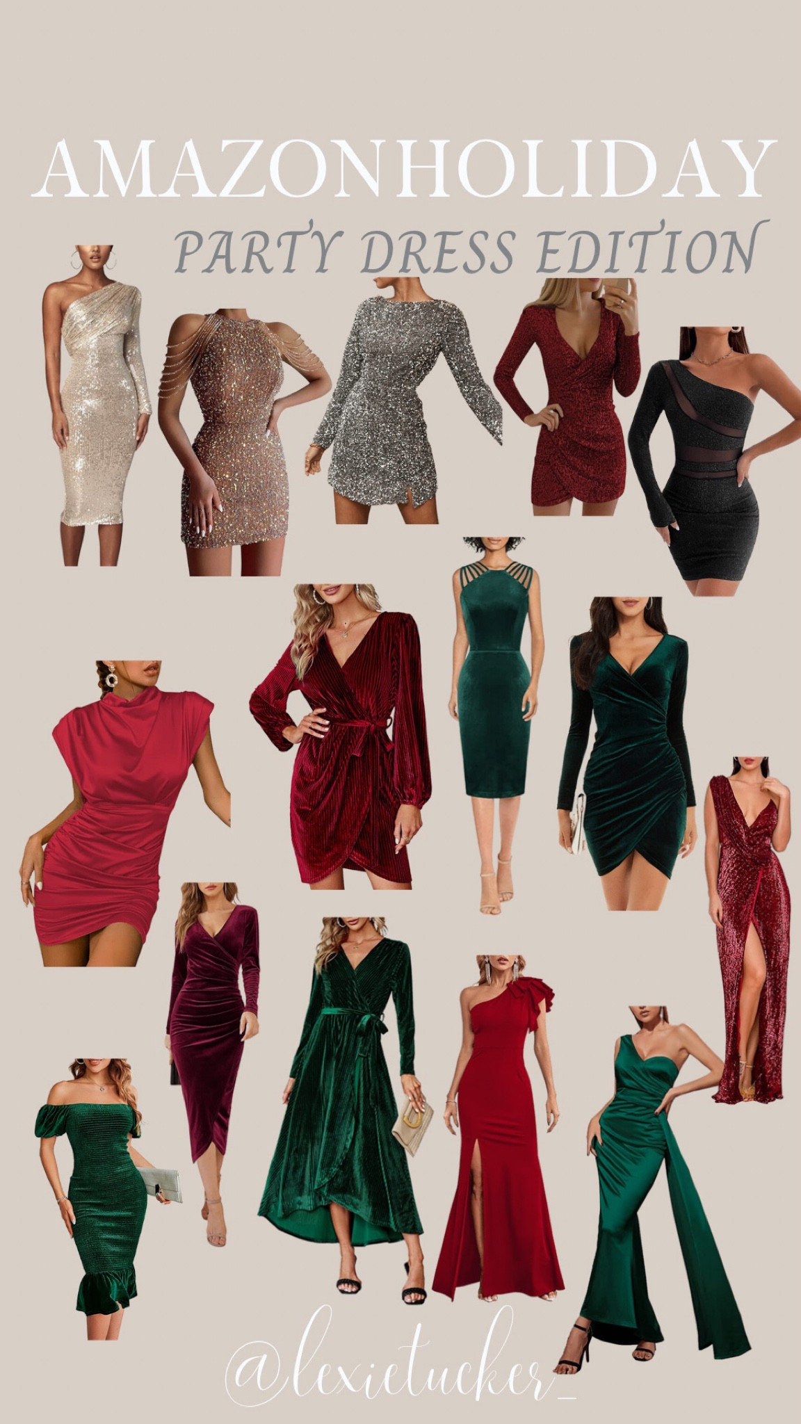 Stunning #affordable holiday party dress options! #founditonamazon #amazonholidaylooks 

#LTKstyletip #LTKSeasonal #LTKHoliday