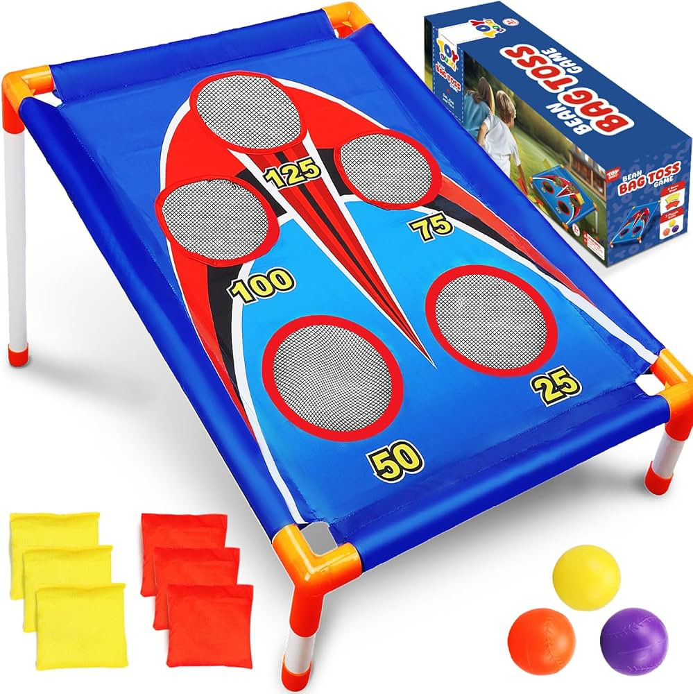 TOY Life Bean Bags Toss Game, Cornhole, Outdoor Toys for Kids Ages 4-8, Corn Hole, Cornhole Set, ... | Amazon (US)