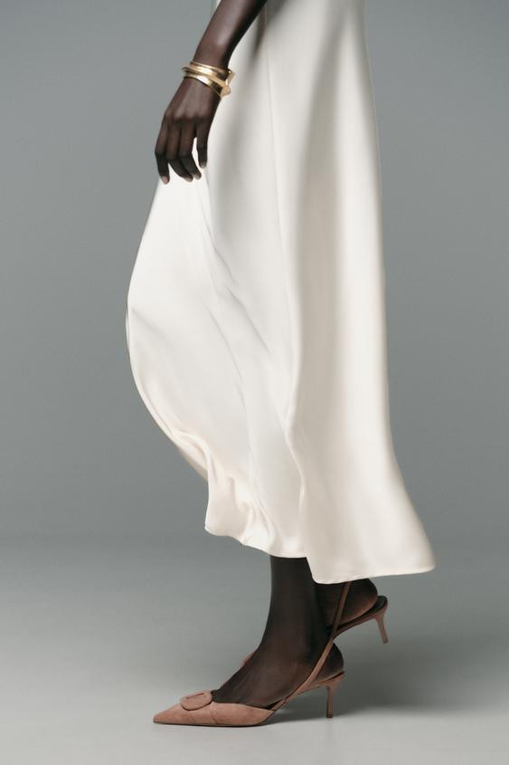 SLINGBACK APPLIQUÉ HEELS | Zara US